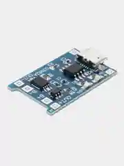 Контроллер-модуль заряда литиевых аккумуляторов 18650 TP4056 (micro USB) с защитой