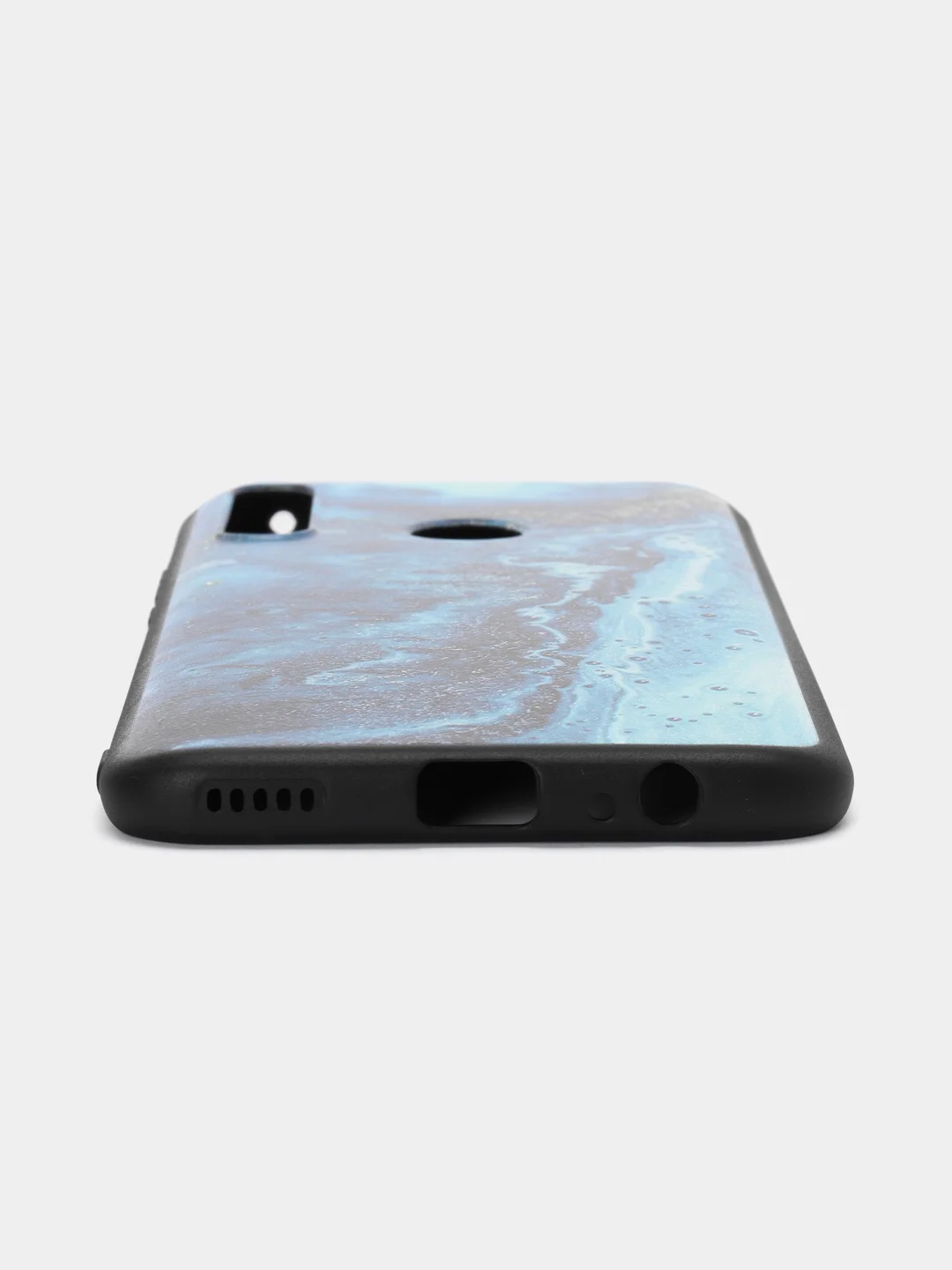 Тёмно-бирюзовый силиконовый чехол для Honor 9X / 9X Premium / Huawei P Smart Z / Y9 Prime, с принтом, с рисунком (Хонор 9Х / у9 Прайм)