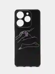 Слоновая кость силиконовый чехол для Tecno Spark 10 Pro (Техно Спарк 10 Про), с принтом, с рисунком