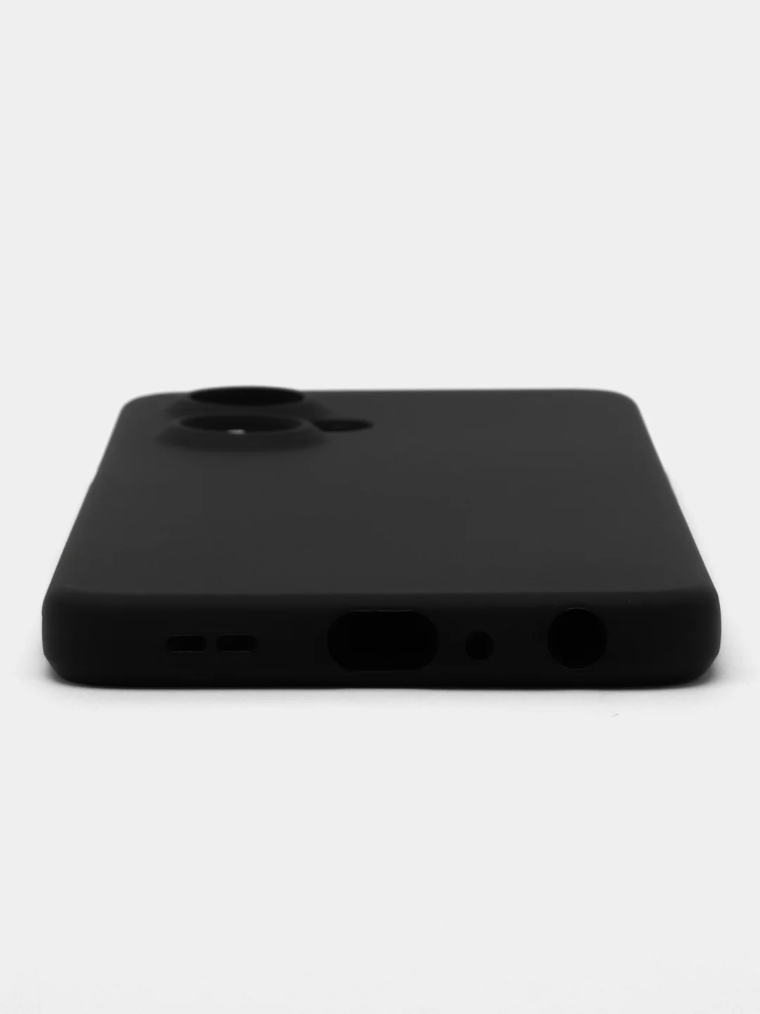 Черный чехол BROSCORP для OnePlus Nord CE 3 Lite матовый силиконовый тонкий, бортик вокруг камер