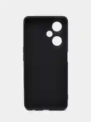 Черный чехол BROSCORP для OnePlus Nord CE 3 Lite матовый силиконовый тонкий, бортик вокруг камер