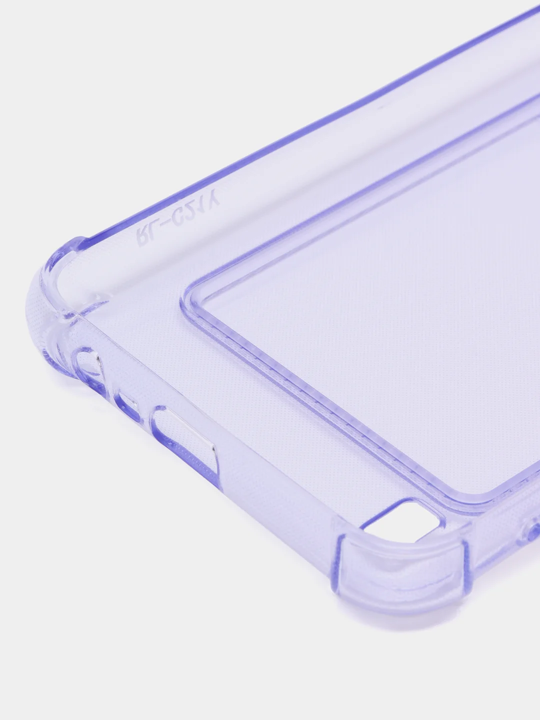 Аметистовый противоударный чехол realme C21y , кармашек для карт