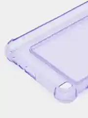 Аметистовый противоударный чехол realme C21y , кармашек для карт