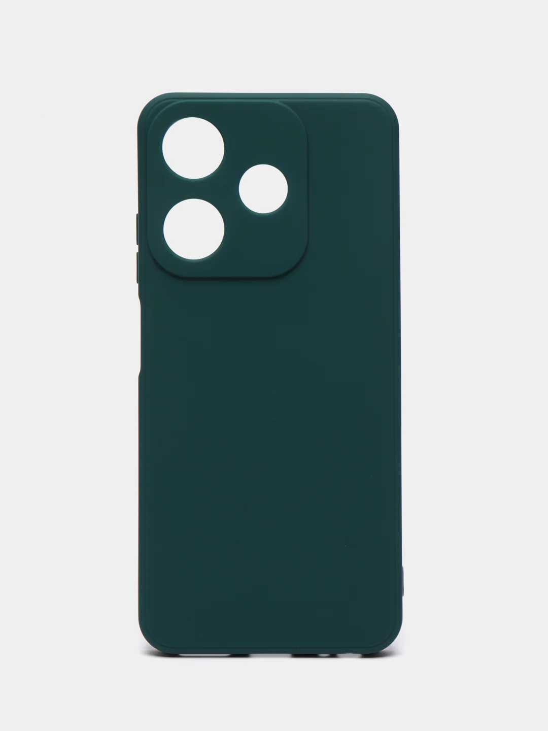 Зеленый чехол для Tecno Spark 10 / 10C (Техно Спарк 10 / 10С), силиконовый, прозрачный