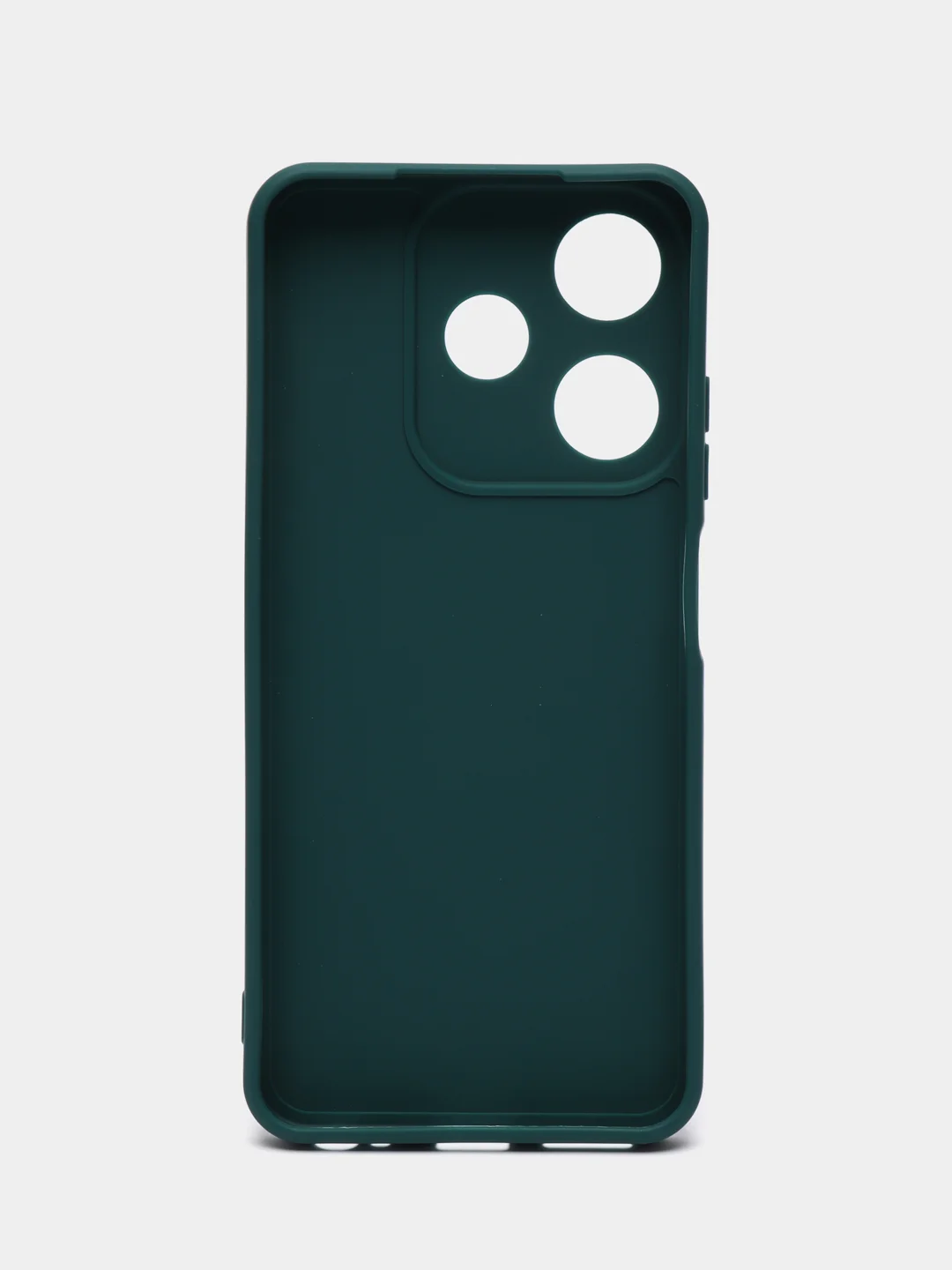Зеленый чехол для Tecno Spark 10 / 10C (Техно Спарк 10 / 10С), силиконовый, прозрачный