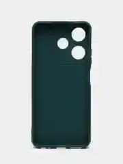 Зеленый чехол для Tecno Spark 10 / 10C (Техно Спарк 10 / 10С), силиконовый, прозрачный