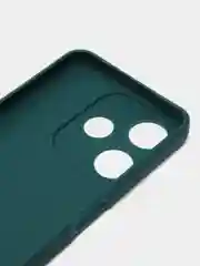 Зеленый чехол для Tecno Spark 10 / 10C (Техно Спарк 10 / 10С), силиконовый, прозрачный