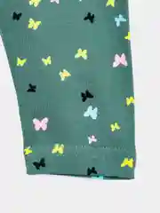 Лесной зеленый легинсы детские, для девочек