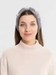 Серый повязка на голову