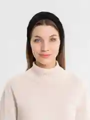 Черный вязаная, фактурная повязка на голову
