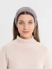 Серый повязка на голову