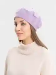 Бежевый беретка