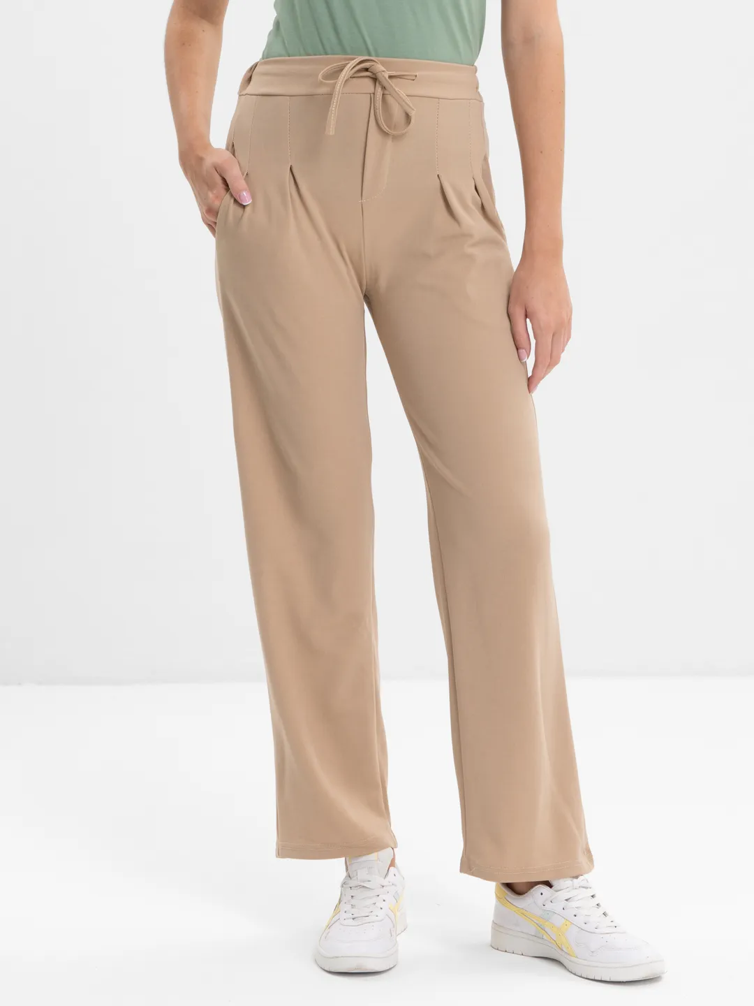 Женские брюки-палаццо классические, клеш, широкие, школьные брюки купить поцене 616.55 ₽ в интернет-магазине KazanExpress