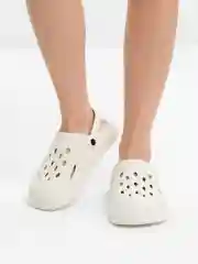 Белый сабо женские из ЭВА, размеры 36-41