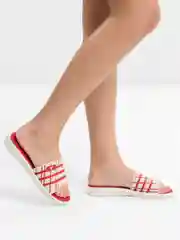 Красный шлепанцы женские из ЭВА, размеры 37-41