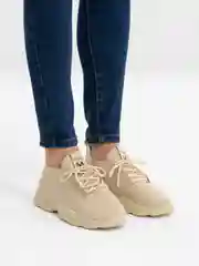 Бежевый кроссовки женские, летние
