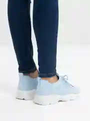 Голубой кроссовки женские, летние