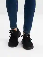 Черный кроссовки женские, летние