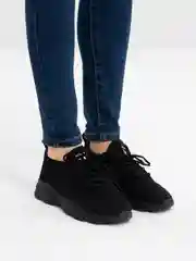Черный кроссовки женские, летние
