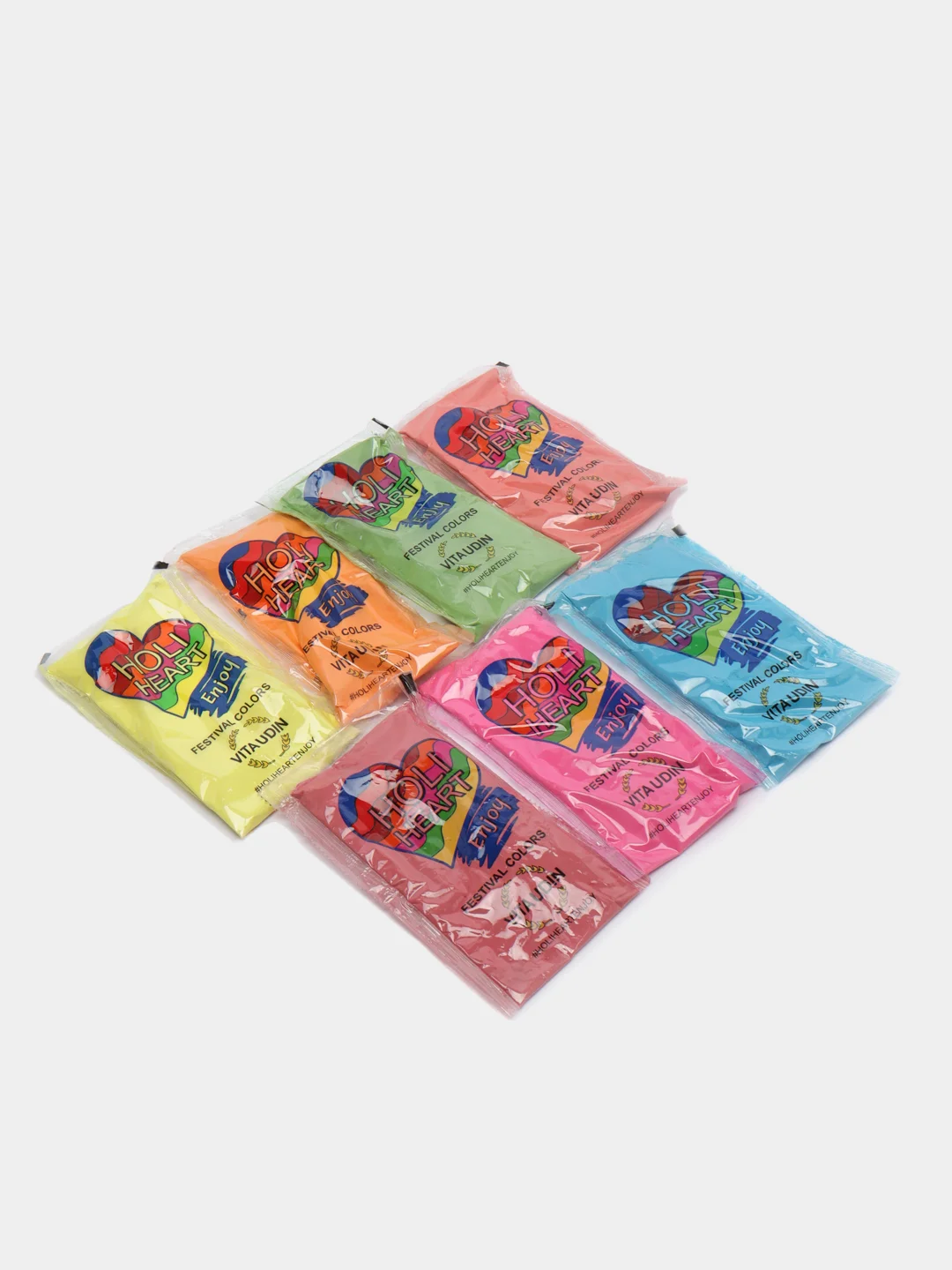 Краски Holi Heart Vita Udin фестивальные краски Холи для праздников, наборы 21 и 49 штук