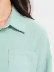 Приглушённый хаки костюм тройка шорты, рубашка, топ