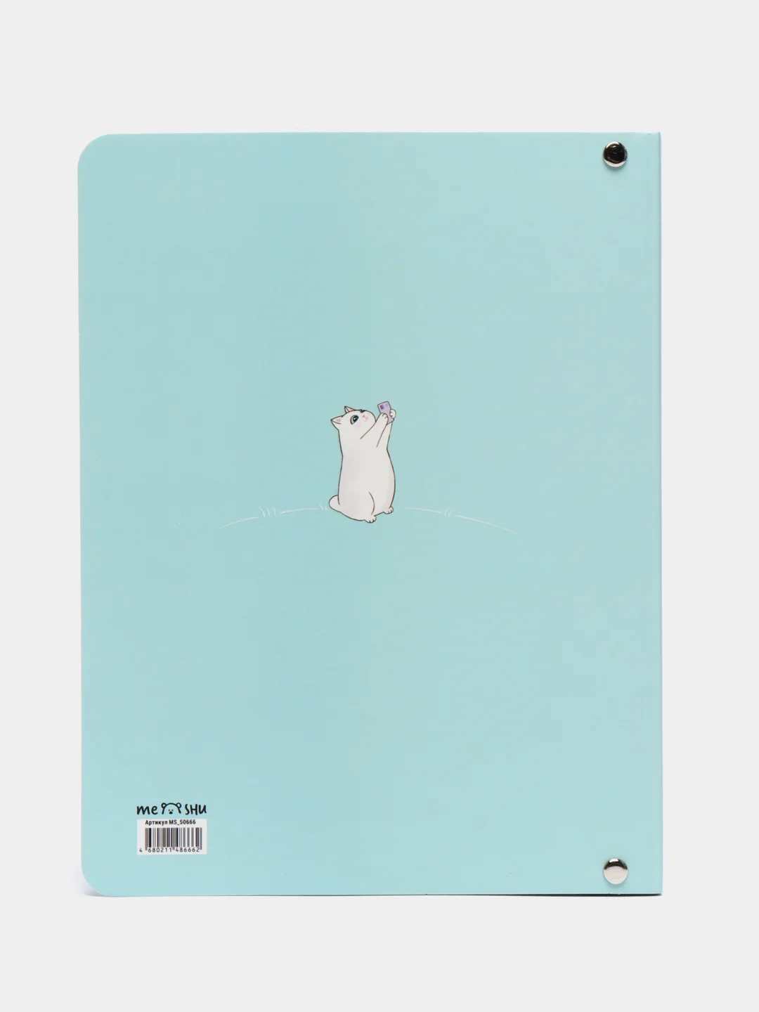 Тетрадь на кольцах А5, 100 листов, "Cat book"