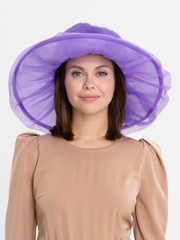 Женская летняя шляпа из органзы