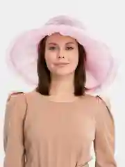 Конфетный женская летняя шляпа из органзы
