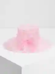 Конфетный женская летняя шляпа из органзы