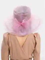 Конфетный женская летняя шляпа из органзы