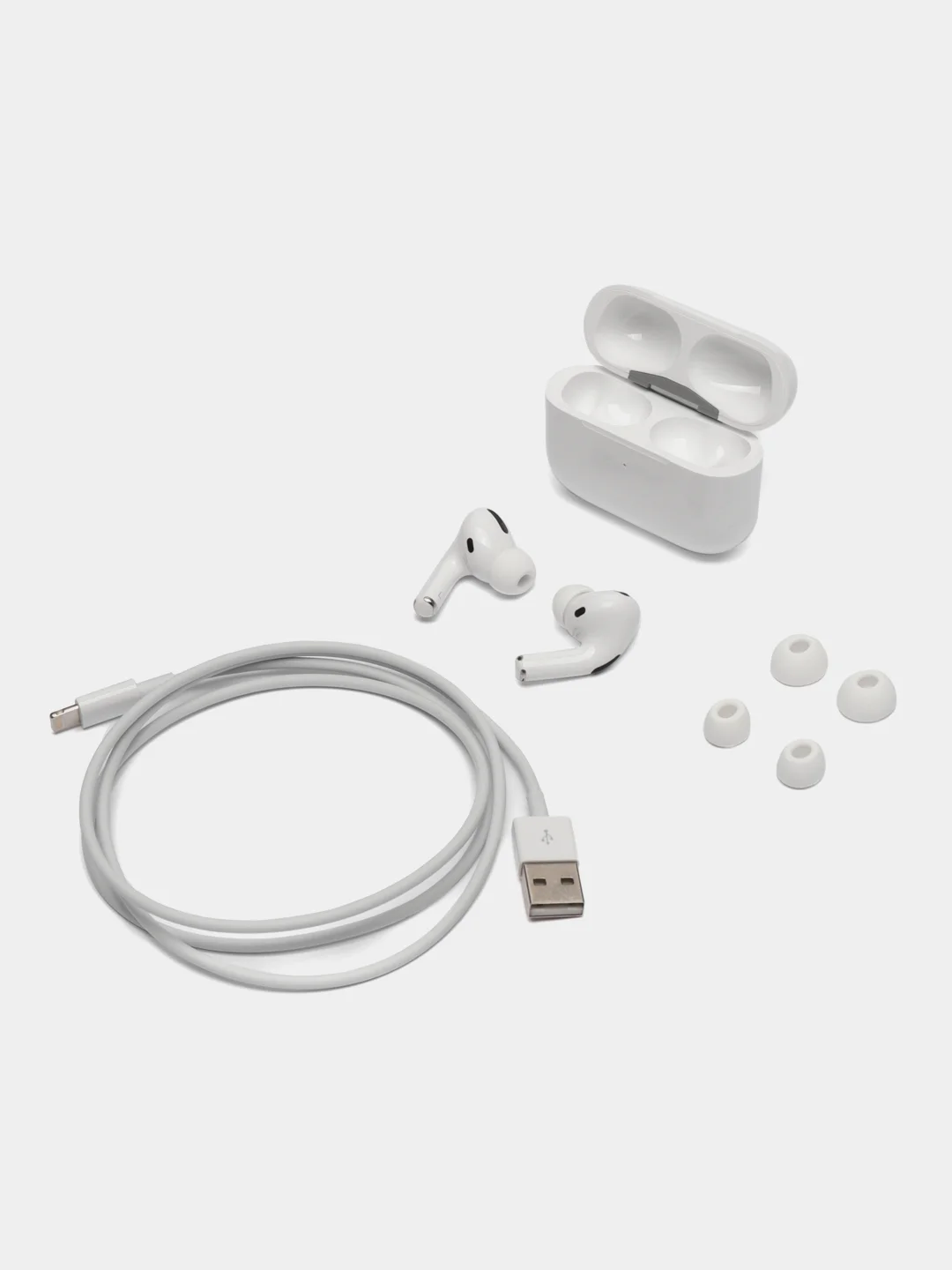 Белый беспроводные наушники Hoco EW04 Pro, с анимацией и шумоподавлением, Bluetooth / TWS