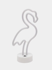 Ночник-светильник Evolite F2 "Розовый фламинго", LED, USB, AAA