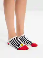 Красный носки, короткие