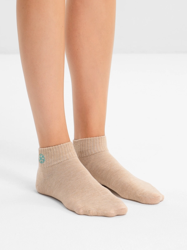 Носки женские POOPSOCKS, средней длины, с вышивкой