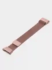 Розовый металлический ремешок "Миланская петля" для Xiaomi Mi Band 7 Pro