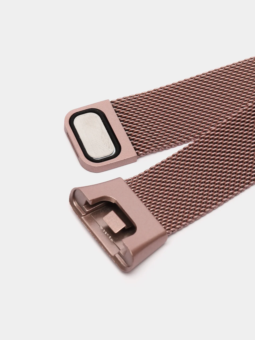 Розовый металлический ремешок "Миланская петля" для Xiaomi Mi Band 7 Pro