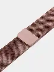 Розовый металлический ремешок "Миланская петля" для Xiaomi Mi Band 7 Pro