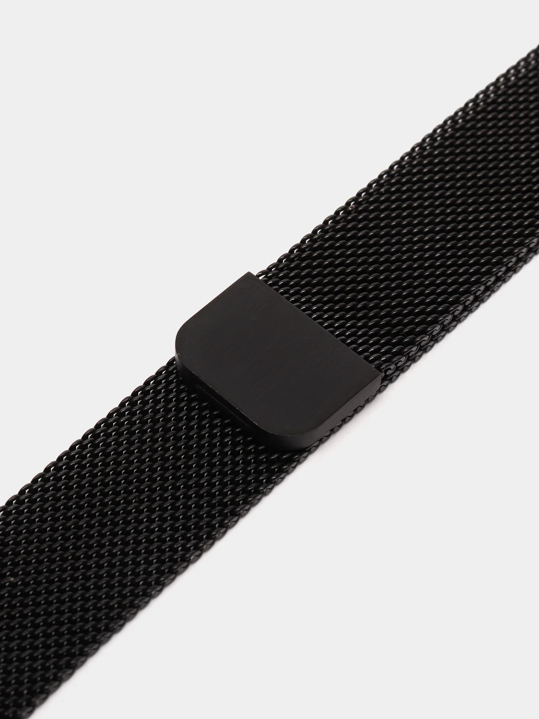 Черный металлический ремешок "Миланская петля" для Xiaomi Mi Band 7 Pro