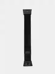 Черный металлический ремешок "Миланская петля" для Xiaomi Mi Band 7 Pro