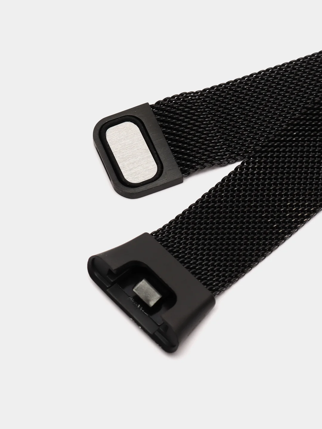 Черный металлический ремешок "Миланская петля" для Xiaomi Mi Band 7 Pro