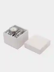 Серебряный женские наручные часы. Подарочный набор часов с браслетами