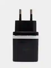 Белый сетевое зарядное устройство Hoco C12Q, Micro-USB 3.0A, 18W, 1 м