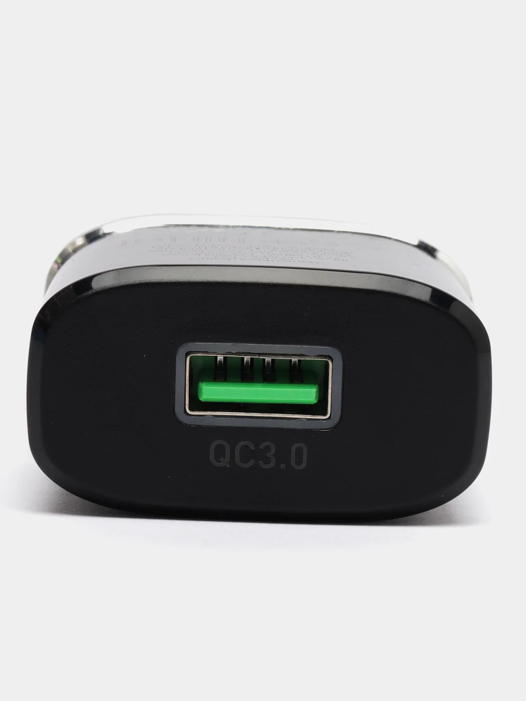 Белый сетевое зарядное устройство Hoco C12Q, Micro-USB 3.0A, 18W, 1 м