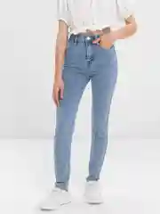 Джинсы американки женские, Skinny голубые