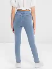 Джинсы американки женские, Skinny голубые