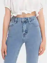 Джинсы американки женские, Skinny голубые