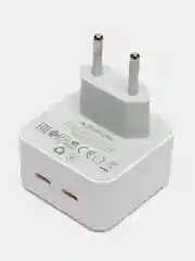 Зарядное устройство 2 выхода Type-C BOROFONE BA76A быстрая зарядка 35 W