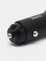 Серый блок автомобильный 1 USB Hoco Z49A с быстрой зарядкой (18W / QC3.0)