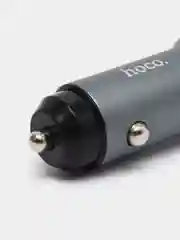 Серый блок автомобильный 1 USB Hoco Z49A с быстрой зарядкой (18W / QC3.0)