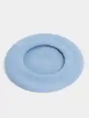 Голубой берет женский, всесезонный, шерстяной